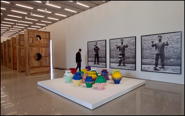 Installation view,  "Ai Weiwei: According to What?" at the Pérez Art Museum (photo by Patrick Farrell for Visit Florida, via Flickr)