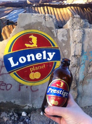 One of Tom Bogaert's beer bottle labels (click to enlarge)