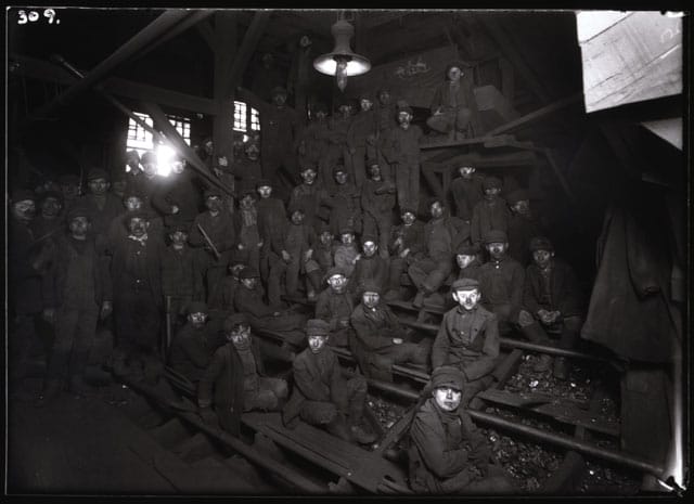 Lewis Hine, "BREAKER BOYS" (1912) (© George Eastman House Collection)