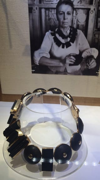 A Louise Nevelson necklace at Didier Ltd.