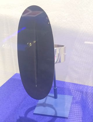 A bracelet by Lucio Fontana at the Louisa Guinness Gallery booth.