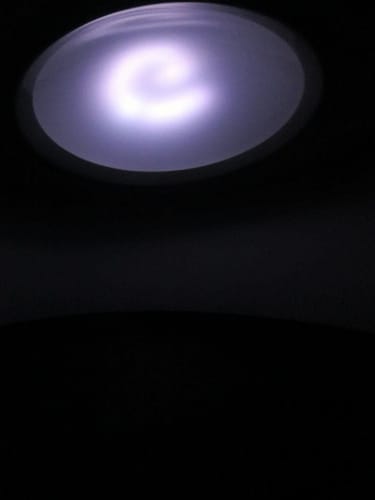 Mariko Mori, "White Hole" (2008-2010), acrylic and LED lights