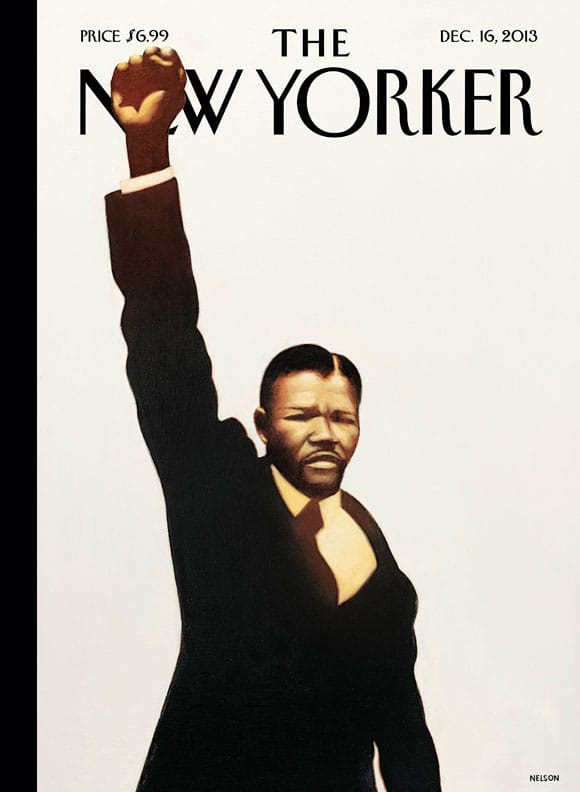Kadir Nelson, "Madiba," the cover image for next week's New Yorker (via newyorker.com)
