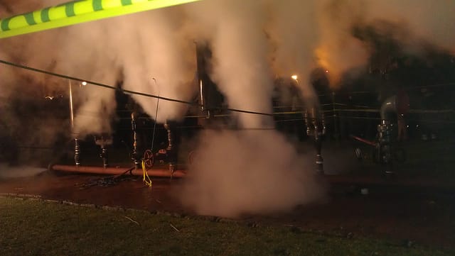 Steam whistles at Pratt (photo by Becky Stern, via Flickr)