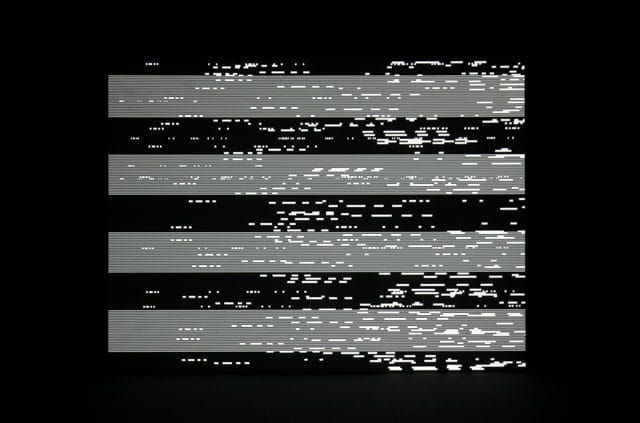 Ryoji Ikeda, "datamatics [ver 2.0]" (image courtesy Brighton Dome)