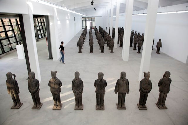 Prune Nourry, Terracotta Daughters, Magda Danysz Gallery, Shanghai, September 14th – October 26th 2013, photograph by Prune Nourry