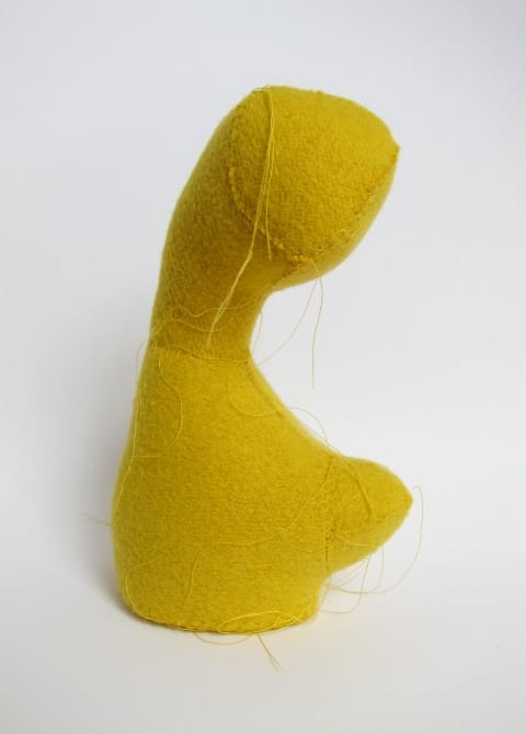 New fabric sculpture by Lauren deCioccio. (image courtesy of the Artist and Jack Fischer Gallery, San Francisco)