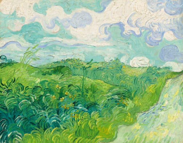 Vincent van Gogh, "Green Wheat Fields, Auvers" (1890) (courtesy Collection of Mr. and Mrs. Paul Mellon, National Gallery of Art)
