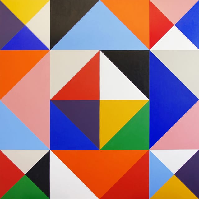 Stephen Westfall, "Scheherazade" (2013), oil and alkyd on canvas, 72 x 72 inches