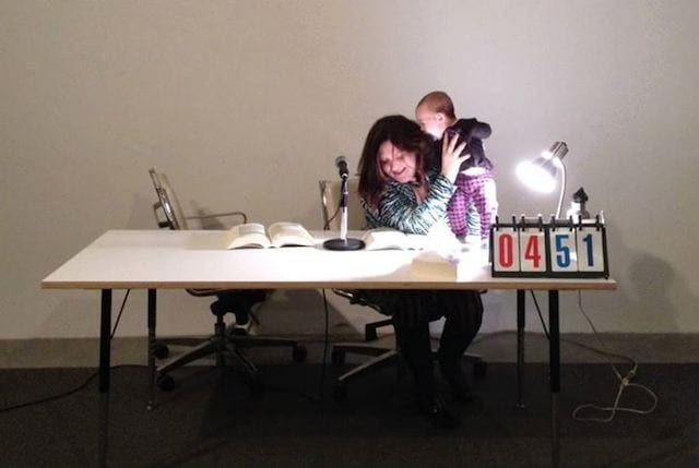 Caolan Madden and baby Jane