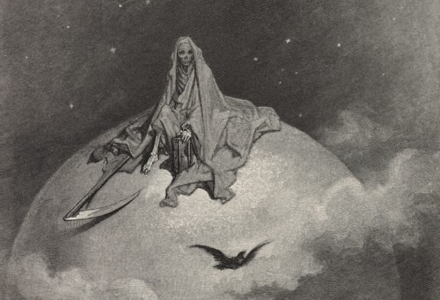 Edgar Allan Poe's "The Raven" illustrated by Gustave Doré (all images via the Library of Congress)