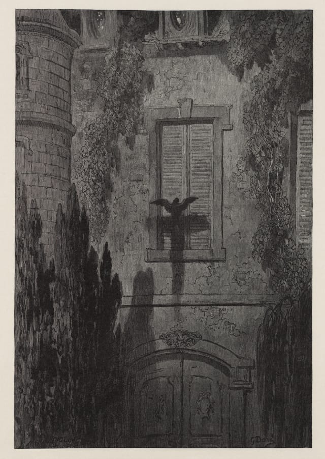 Edgar Allan Poe's "The Raven" illustrated by Gustave Doré