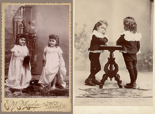 Two people doubled (via the American Museum of Photography)