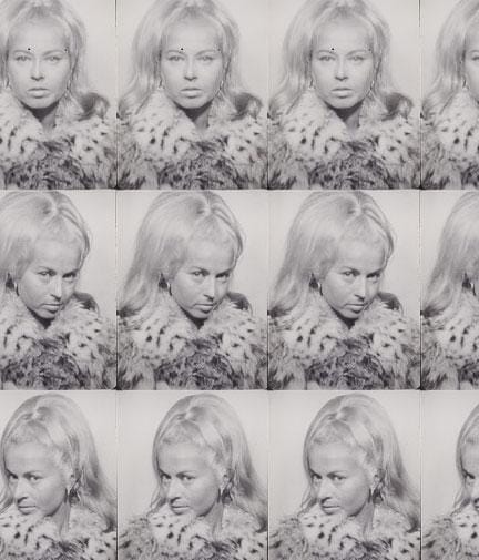 The press photo for Horray for Hollywood! based on images by Andy Warhol. Courtesy of Mixed Greens