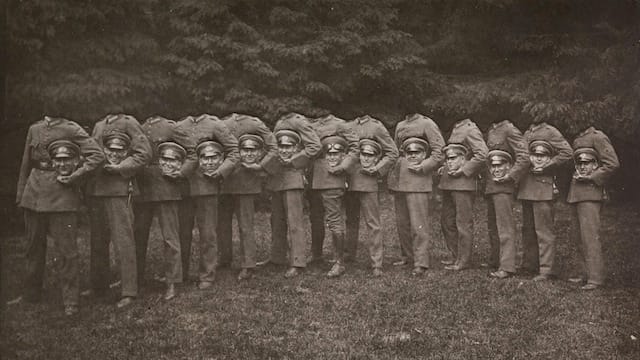Headless soldiers (via Curious History)
