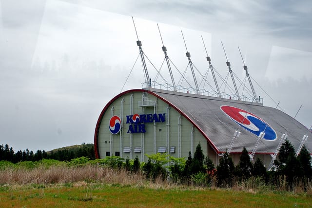 The Korean Air Museum on Jeju Island (photo by Flickr user future15pic)