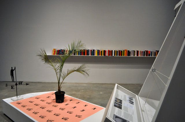 "Agnieszka Kurant: exformation," installation view at SculptureCenter (all photos by the author for Hyperallergic)