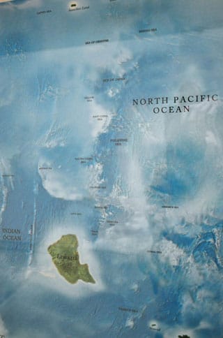 Agnieszka Kurant, "Map of Phantom Islands" (detail) (2011) (click to enlarge)