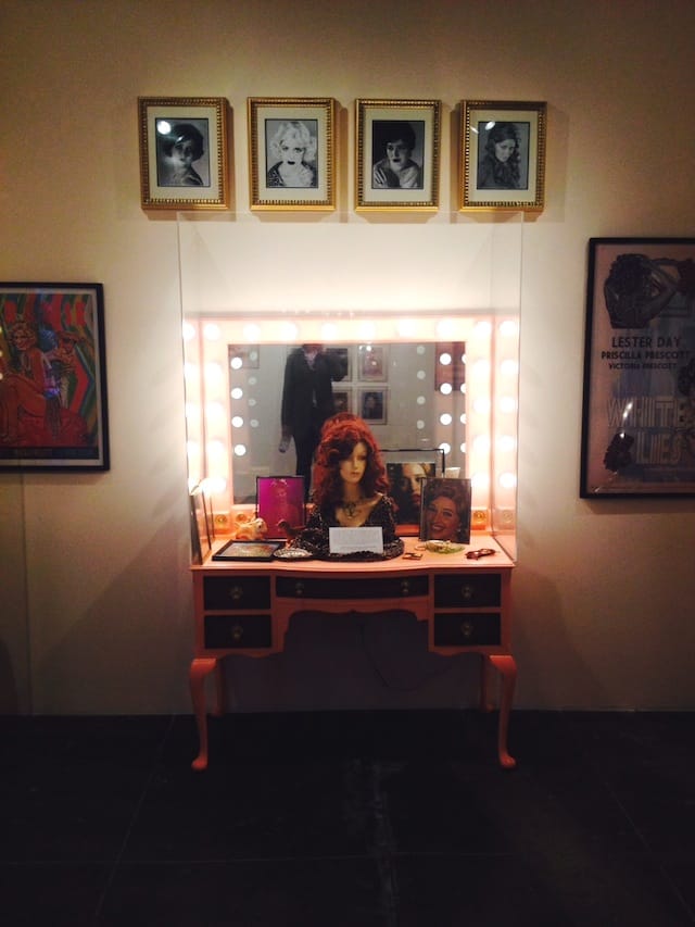 Lenae Day, “Priscilla Prescott Vanity” (2014) (photo by the author for Hyperallergic)