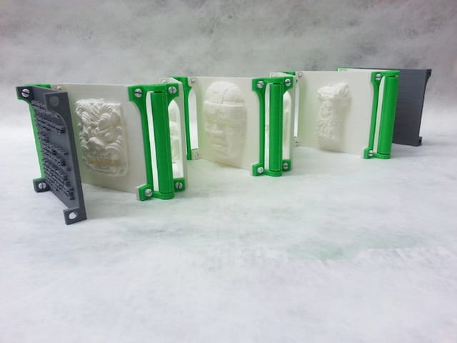 Orihon (3D Printed Accordion Book) by Tom Burtonwood