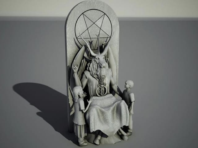Satanic monument design (via The Satanic Temple)