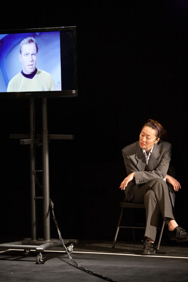 Phil Soltanoff's "An Evening With William Shatner Asterisk" (photo © Cecily Johnson)