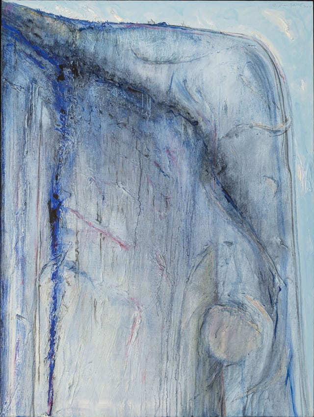 Wayne Thiebaud, "Boulder Ridge" (2013), oil on canvas, 48 x 36 in.