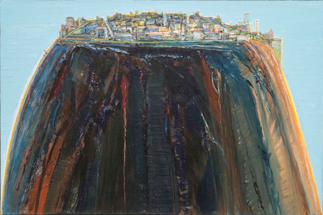 Wayne Thiebaud, "Laguna Rise" (2003–12)