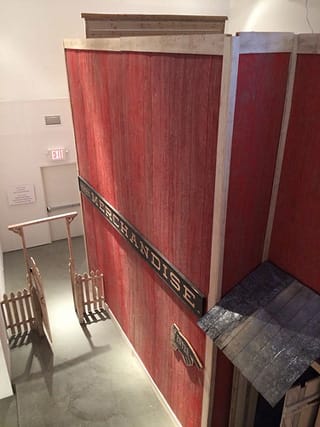 A view of Fein's "The Lincoln Bedroom" from the back entrance.