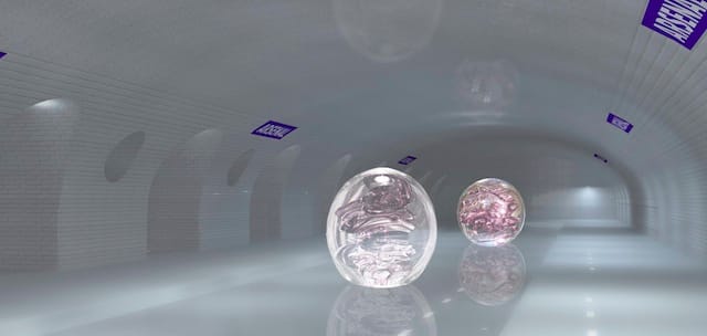 Ghost station as an "art" space (via nkmparis.fr)