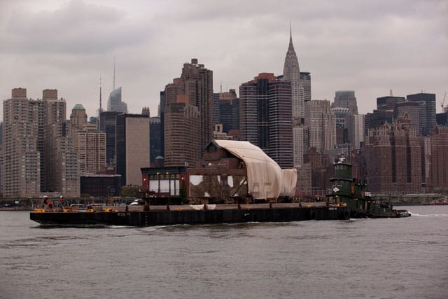 Matthew Barney and Jonathan Bepler, "River of Fundament" (2014),  production still (photo by David Regen) (© Matthew Barney) (click to enlarge)