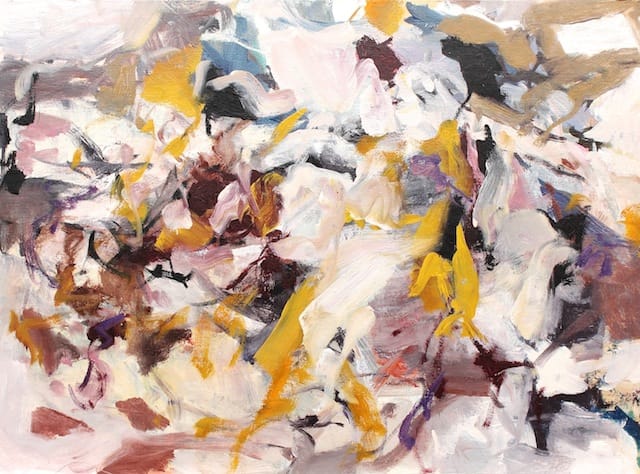 Ryan Cobourn, "Bigger Than Jesus" (2014), oil on canvas,18 x 24 inches (courtesy of Bryant Street Gallery, Palo Alto, CA)