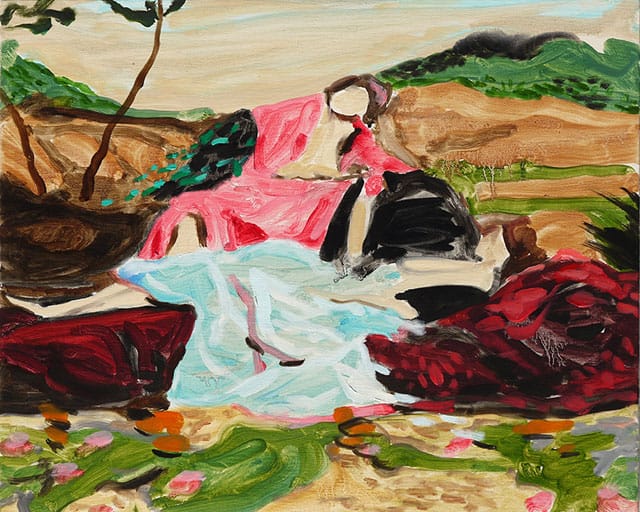 Kimberly Brooks, "Maiden Landscape," oil on linen, 12 x 15 in