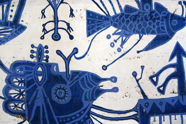Detail of Casapueblo, created by Uruguayan artist Carlos Páez Vilaró who passed away (photograph by Juan José Richards Echeverría, via Flickr)