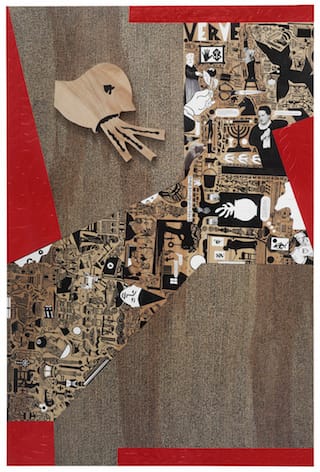 Deborah Grant, 2nd detail from the _crowning og the Lion and the Lamb_ (2013)