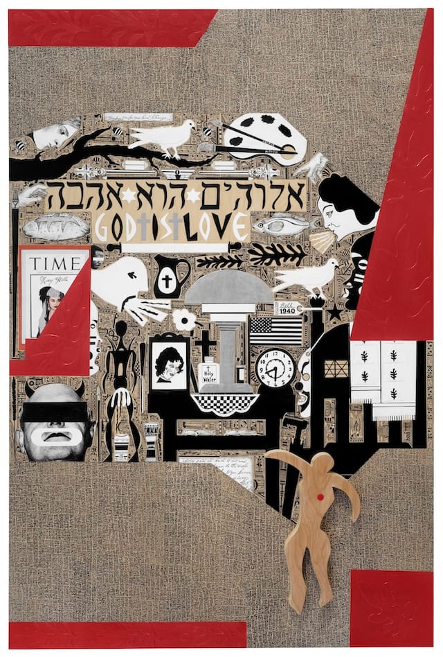 Deborah Grant, detail from _Crowning the lion and the Lamb_ (2013)