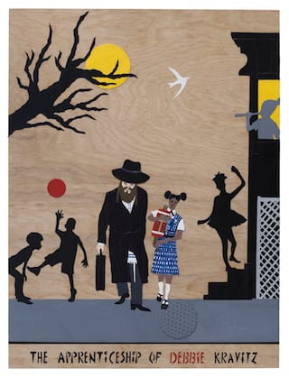 Deborah Grant, One panel from _God's Voice in the Midnight Hours_ (2013)