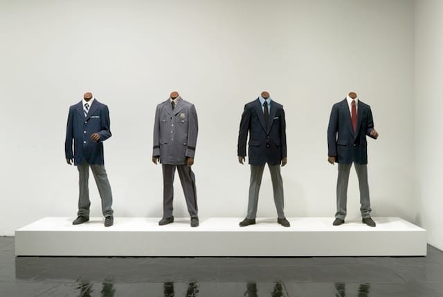 Fred Wilson's "Guarded View" (1991). (via Whitney.org)