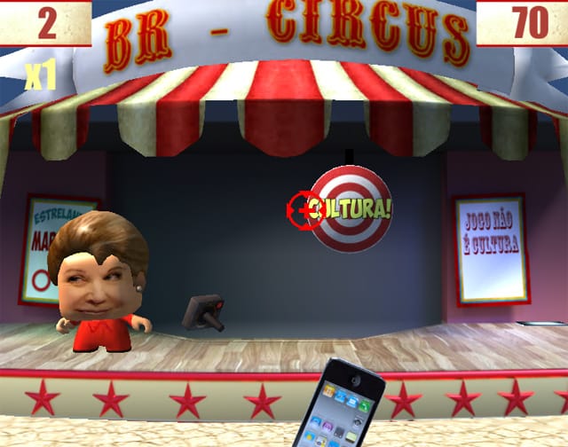 A videogame prompted by Minister Suplicy's statements. (Courtesy of Facebook)