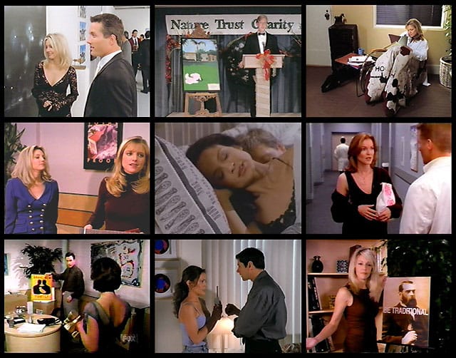 Mel Chin, "In the Name of the Place", 1995-1997 (continuing through syndication): props inserted on the set of Melrose Place in collaboration with students, artists, critics, set decorator, producers