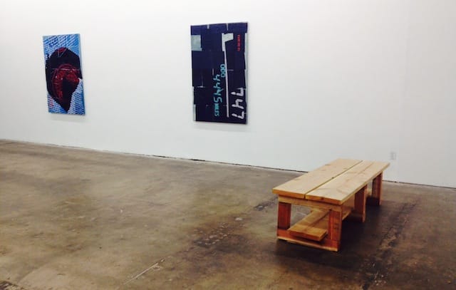 Brendan Fowler, "Going Home Early" (2013) and "Bench" (2014).