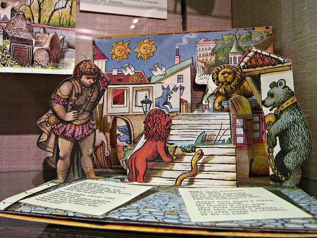 Panorama for a "Moorish story" in Czech (1980)