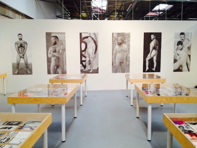 Installation shot from the Queer Zines Exhibition at LA Art Book Fair