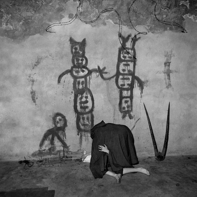 Roger Ballen, "Cloaked Figure" (2003)