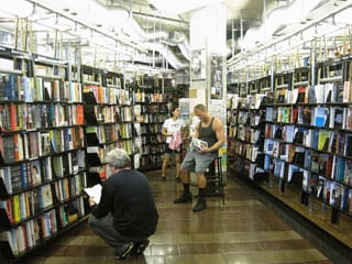 Inside St. Mark's Bookshop (photo by Ayun Halliday, via Flickr) (click to enlarge)