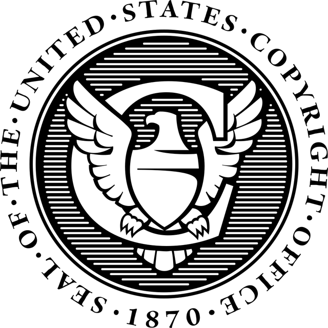 The seal of the US Copyright Office (via Wikimedia)