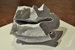 Carol Jackson, "Pandemonium" (2013), wood, acrylic, papier mâché, and inkjet print