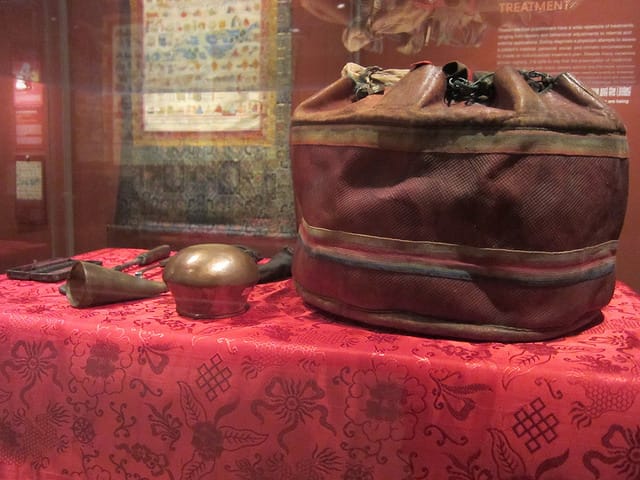 Medical instruments of a Tibetan doctor
