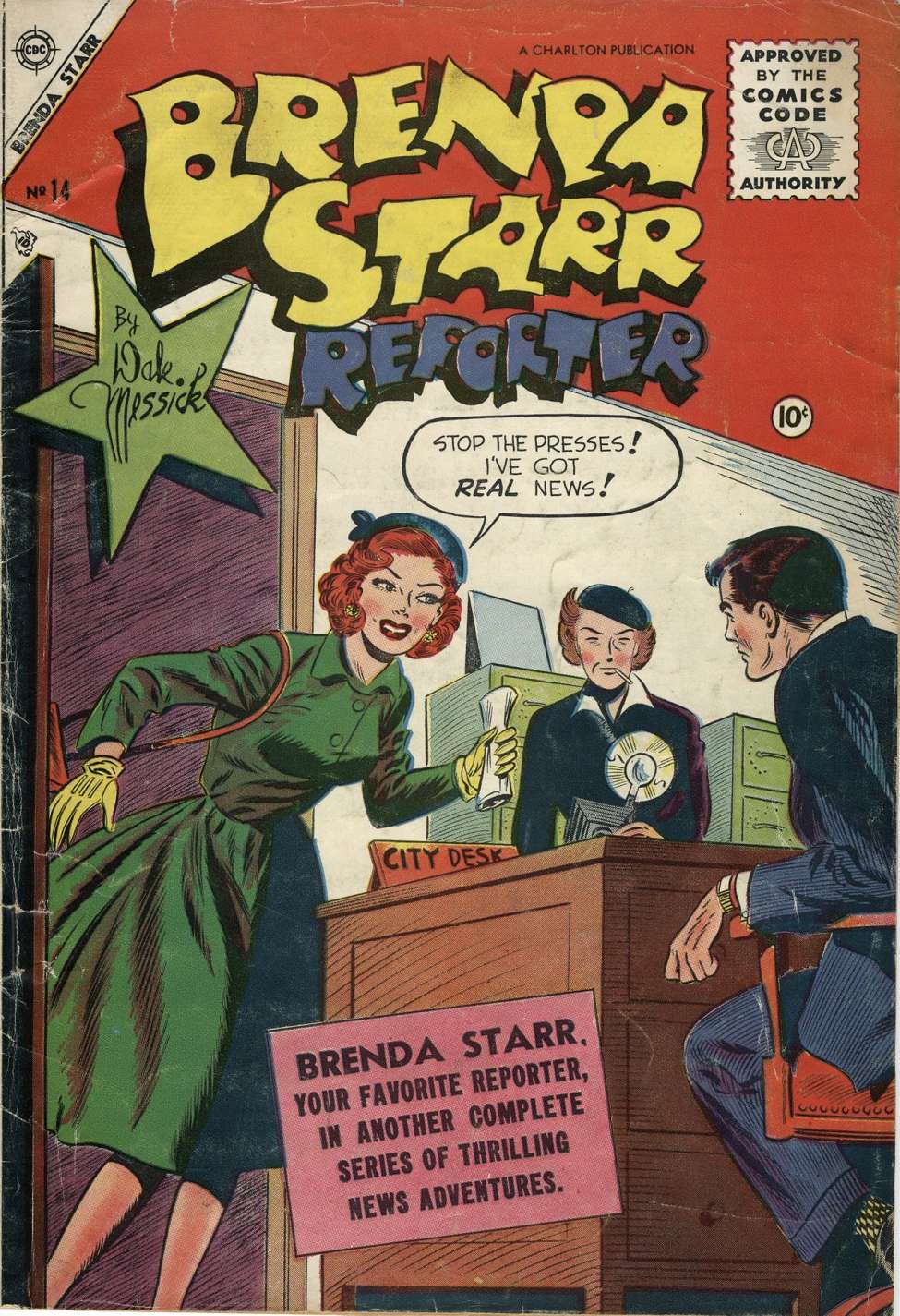 Brenda Starr v1 #14 by Dale Messick (1955) (via Comic Book Plus)