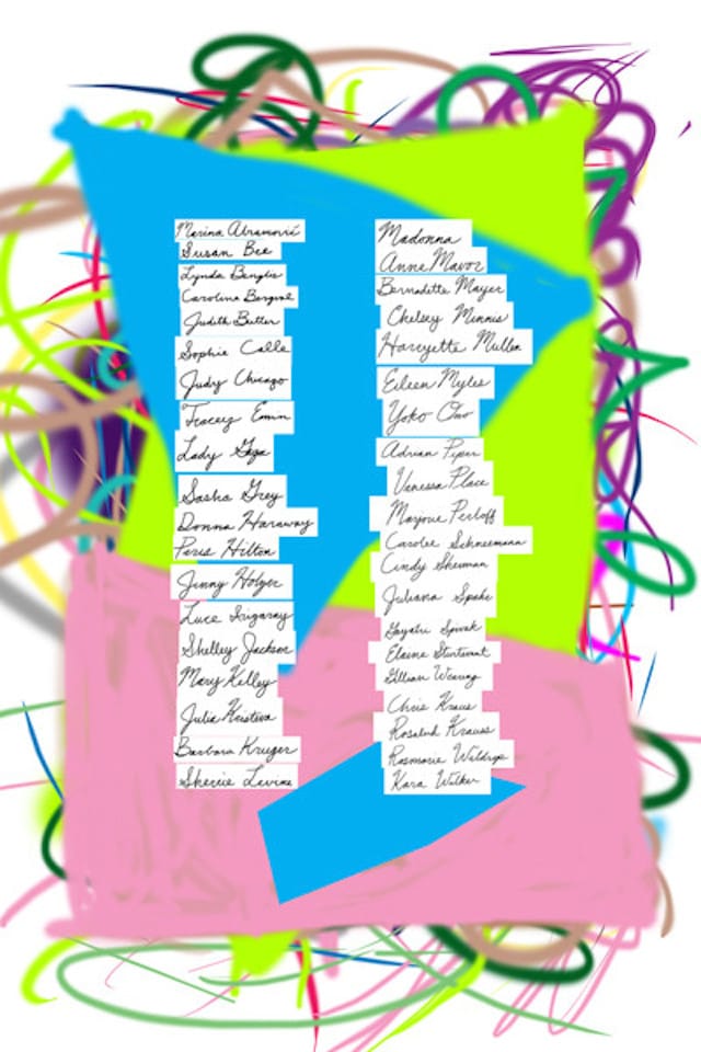 “dinner party poem signatures,” which Rutzmoser did for a series of prints that go along with the book